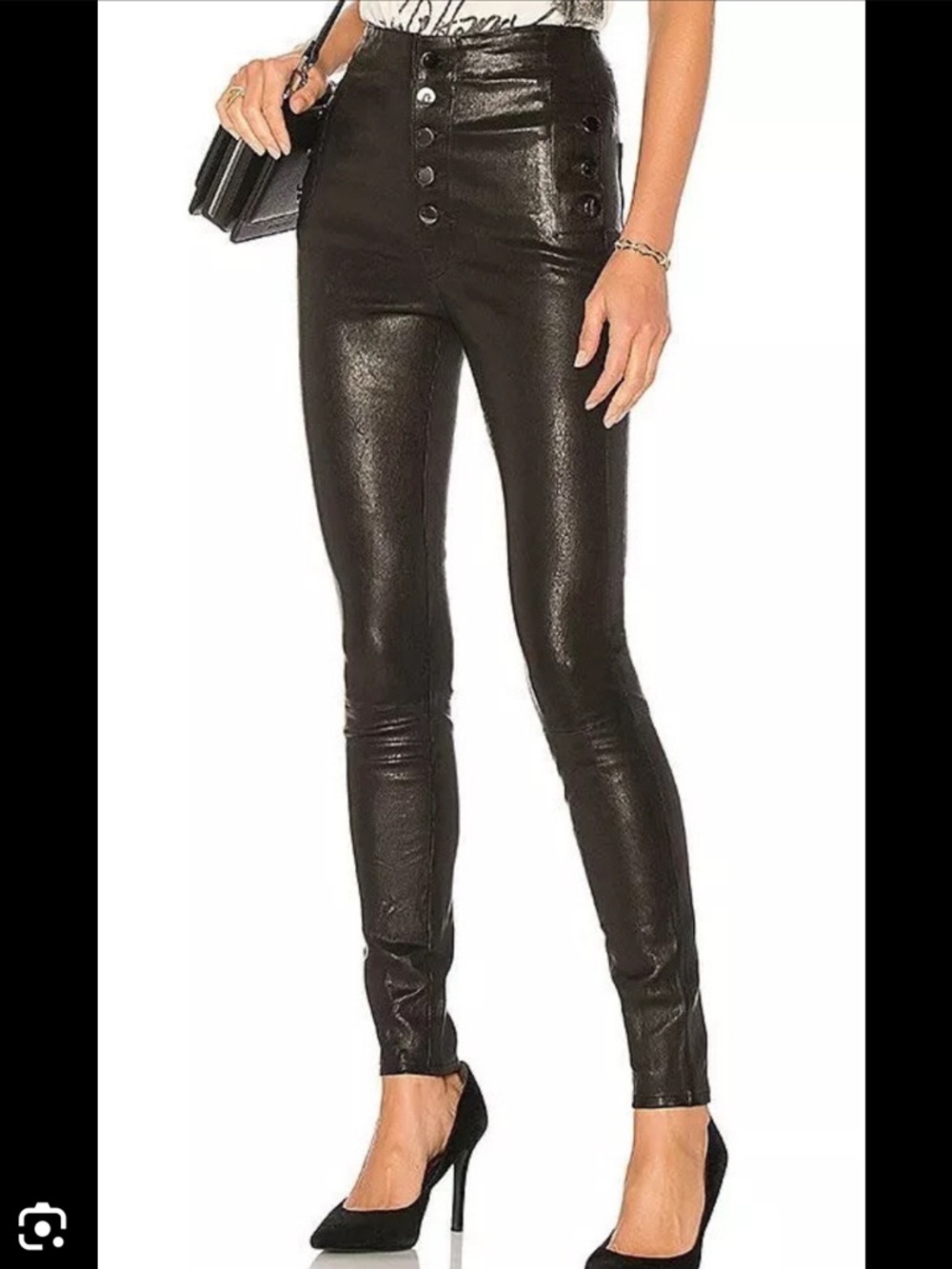 J Brand Natasha Leather Pants - Picture 3 of 3